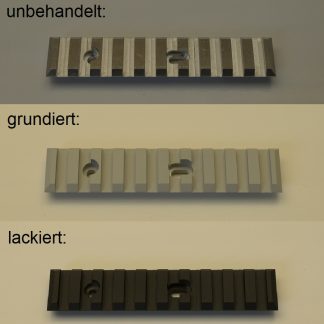 Uebersicht NATO Picatinny Weaver Schienen nach Kundenwunsch